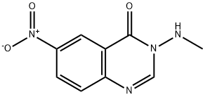 3-(Methylamino)-6-nitroquinazolin-4(3H)-one 结构式
