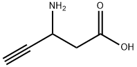 3-氨基戊-4-炔酸 结构式