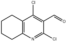 2,4-Dichloro-5,6,7,8-tetrahydroquinoline-3-carbaldehyde 结构式