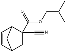 Bicyclo[2.2.1]hept-5-ene-2-carboxylic acid, 2-cyano-, 2-methylpropyl ester 结构式