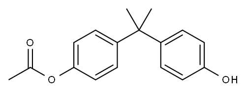 Phenol, 4-[1-[4-(acetyloxy)phenyl]-1-methylethyl]- (9CI) 结构式