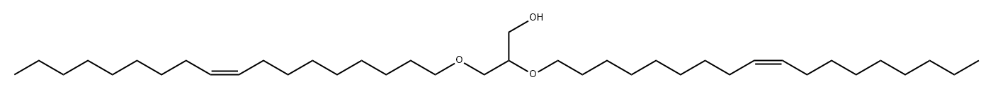 1-Propanol, 2,3-bis[(9Z)-9-octadecen-1-yloxy]- 结构式