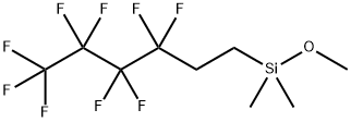 Silane, methoxydimethyl(3,3,4,4,5,5,6,6,6-nonafluorohexyl)- 结构式