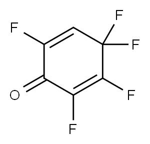 2,5-Cyclohexadien-1-one, 2,3,4,4,6-pentafluoro- 结构式