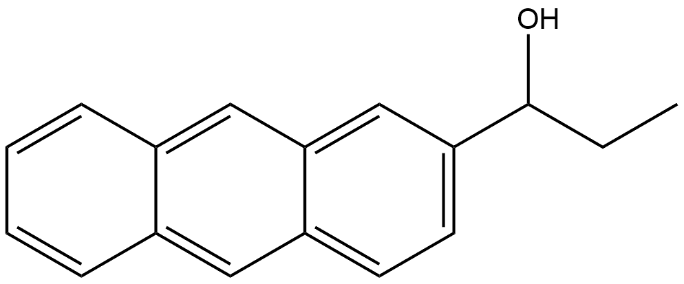 α-Ethyl-2-anthracenemethanol 结构式