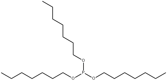Phosphorous acid triheptyl ester 结构式