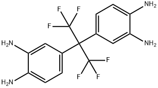 2,2-双(3,4-氨基苯基)六氟丙烷 结构式
