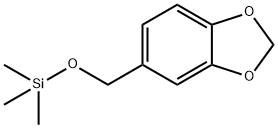 1,3-Benzodioxole, 5-[[(trimethylsilyl)oxy]methyl]- 结构式