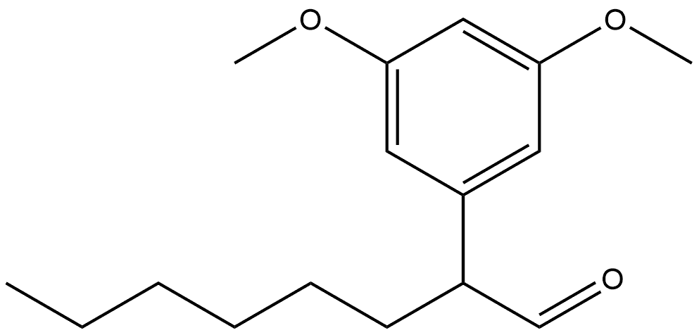 Benzeneacetaldehyde, α-hexyl-3,5-dimethoxy- 结构式