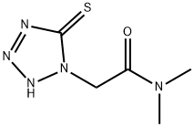 1H-Tetrazole-1-acetamide, 2,5-dihydro-N,N-dimethyl-5-thioxo- 结构式