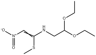 Ethenamine, N-(2,2-diethoxyethyl)-1-(methylthio)-2-nitro- 结构式