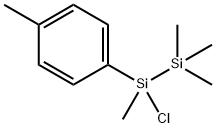 1-Chloro-1,2,2,2-tetramethyl-1-(p-tolyl)disilane 结构式