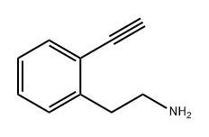 2-(2-乙炔基苯基)乙烷-1-胺 结构式