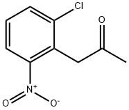 2-Propanone, 1-(2-chloro-6-nitrophenyl)- 结构式