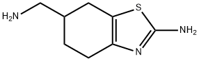 6-(aminomethyl)-4,5,6,7-tetrahydrobenzo[d]thiazol-2-amine 结构式