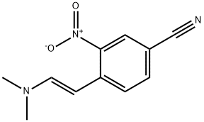 Benzonitrile, 4-[(1E)-2-(dimethylamino)ethenyl]-3-nitro- 结构式