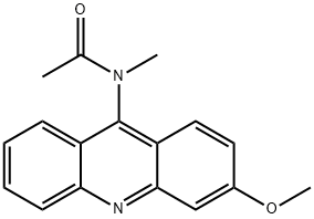 Acetamide, N-(3-methoxy-9-acridinyl)-N-methyl- 结构式