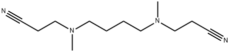 Propanenitrile, 3,3'-[1,4-butanediylbis(methylimino)]bis- (9CI)