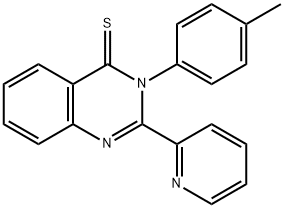 2-(Pyridin-2-yl)-3-(p-tolyl)quinazoline-4(3H)-thione 结构式