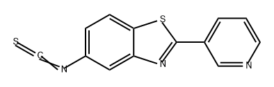 Benzothiazole, 5-isothiocyanato-2-(3-pyridinyl)- 结构式