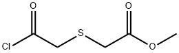 Acetic acid, 2-[(2-chloro-2-oxoethyl)thio]-, methyl ester 结构式