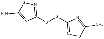 1,2,4-Thiadiazol-5-amine, 3,3'-dithiobis- (9CI) 结构式