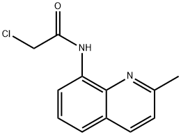 2-Chloro-N-(2-methylquinolin-8-yl)acetamide 结构式