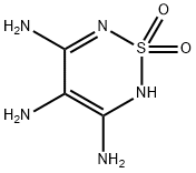 2H-1,2,6-Thiadiazine-3,4,5-triamine, 1,1-dioxide 结构式