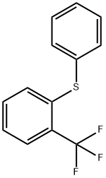 Benzene, 1-(phenylthio)-2-(trifluoromethyl)- 结构式