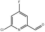 6-氯-4-氟吡啶甲醛 结构式