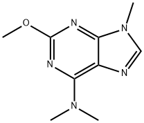 2-Methoxy-N,N,9-trimethyl-9H-purin-6-amine 结构式