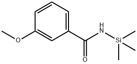 Benzamide, 3-methoxy-N-(trimethylsilyl)- 结构式