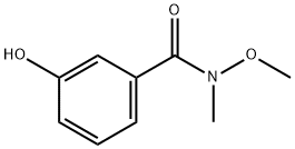 3-Hydroxy-n-methoxy-n-methylbenzamide 结构式