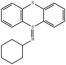 Thianthrene, 5-(cyclohexylimino)-5,5-dihydro- (9CI) 结构式