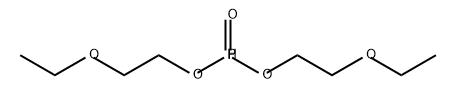 Phosphonic acid bis(2-ethoxyethyl) ester 结构式