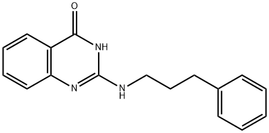 2-((3-Phenylpropyl)amino)quinazolin-4(1H)-one 结构式