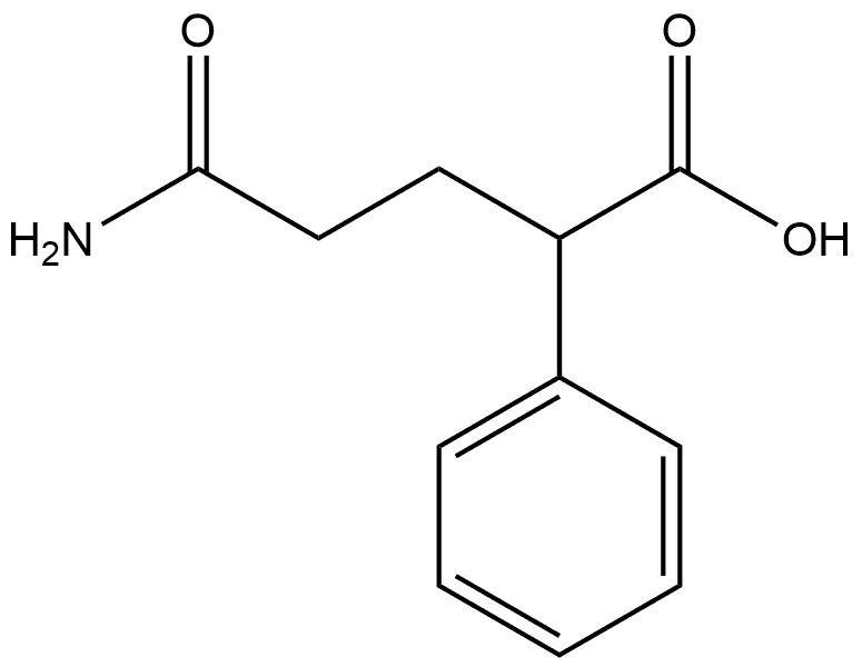 Benzeneacetic acid, α-(3-amino-3-oxopropyl)- 结构式