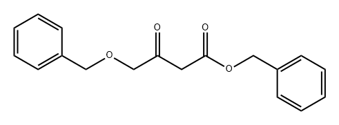Butanoic acid, 3-oxo-4-(phenylmethoxy)-, phenylmethyl ester 结构式