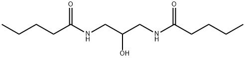 Pentanamide, N,N'-(2-hydroxy-1,3-propanediyl)bis- 结构式