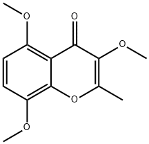 3,5,8-Trimethoxy-2-methyl-4H-chromen-4-one 结构式