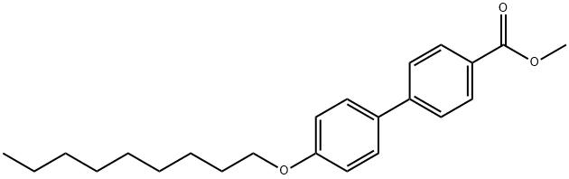 [1,1'-Biphenyl]-4-carboxylic acid, 4'-(nonyloxy)-, methyl ester 结构式