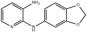 2,3-Pyridinediamine, N2-1,3-benzodioxol-5-yl- 结构式