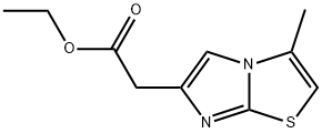 咪唑并[2,1-B]噻唑-6-乙酸3-甲基乙酯 结构式