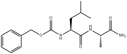 L-Alaninamide, N-[(phenylmethoxy)carbonyl]-L-leucyl- (9CI) 结构式