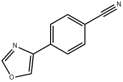 4-(噁唑-4-基)苯腈 结构式