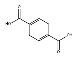 1,4-Cyclohexadiene-1,4-dicarboxylic acid 结构式