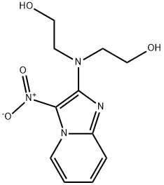 2,2''-((3-Nitroimidazo[1,2-a]pyridin-2-yl)azanediyl)diethanol 结构式