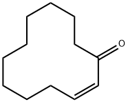 2-Cyclododecen-1-one, (2Z)- 结构式