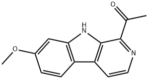 1-(7-甲氧基-9H-吡啶并[3,4-B]吲哚-1-基)乙-1-酮 结构式