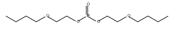 Phosphonic acid bis(2-butoxyethyl) ester 结构式